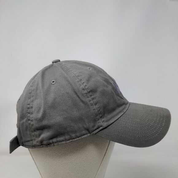 Nike Swoosh Slideback Hat Gray OSFM Embroidered S1ZE Heritage 86 - Picture 4 of 9